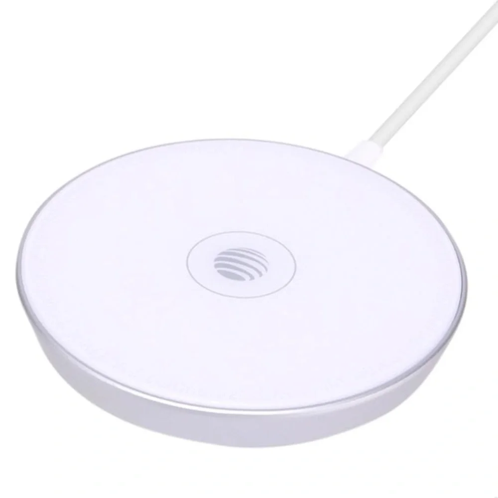 White Circular Wireless Charger